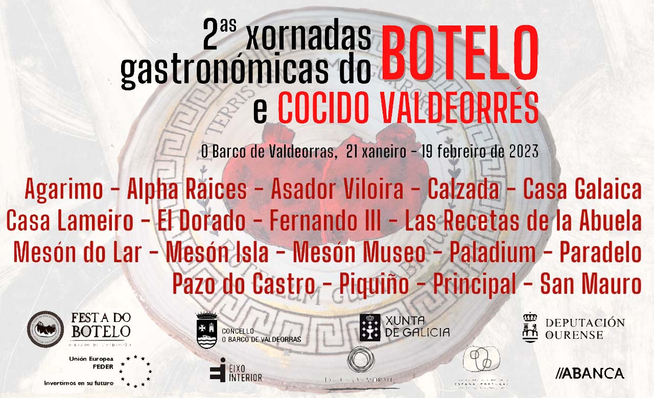 II Xornadas Gastronómicas do Botelo e Cocido en Valdeorras